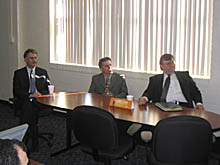 AT&T Senior VP Construction & Engineering Ernest Carey visits the UH AT&T Lab