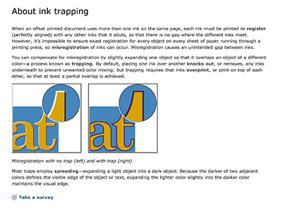 Adobe Ink Trapping Guide for InDesign CS3