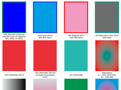 Lab Project Support: Color Formula Template