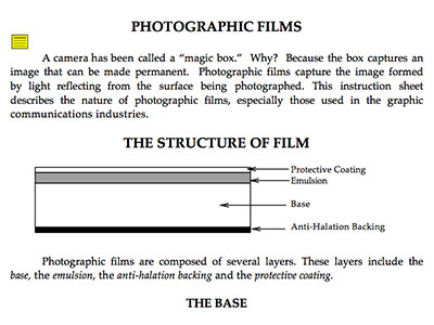 Photographic Film