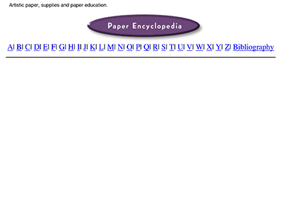 Paper Terms Encyclopedia
