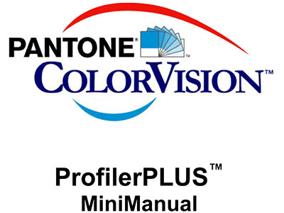 Profiler Plus MiniManual