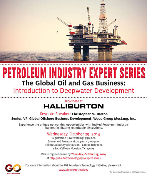 Fall 2014 Petroleum Industry Expert Lecture Series