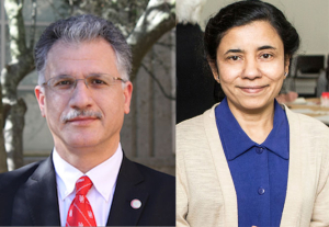 Dr. Heidar Malki, (left) and Dr. Wajiha Shireen