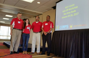 From left: Russ Gundrum, Joanna Russian, Salah Ahmad, Mequanint Moges