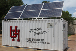 Tech savvy minds transform a shipping container into a solar powered computer lab