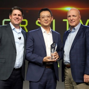 From left: Justin Borchardt, executive board chair of the Engineering and Construction Contracting Association and vice president of business development at S & B Engineers and Constructors; Lingguang Song, construction management professor and department chair at the University of Houston; John Dalton, president of The Dalton Group.