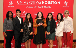 Student Organization Community Service Award: Members of SSHRD with Dr. Tomika Greer and Dr. Holly Hutchins